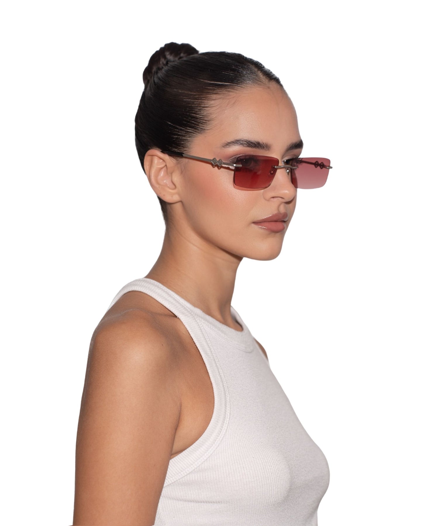Shop Layla Sunglasses in Red Ombre Colour – Available Online in USA, UK, Canada & United Arab Emirates